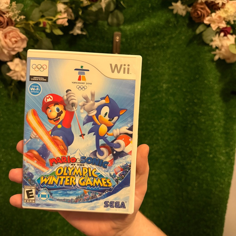 Mario & Sonic at the Olympic Winter Games Nintendo Wii 2009 CIB Complete Manual